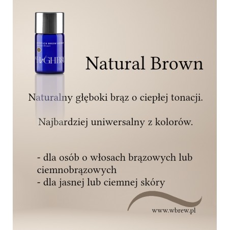 Mrs Highbrow Dyotics Brow Henna - Natural Brown- henna do brwi
