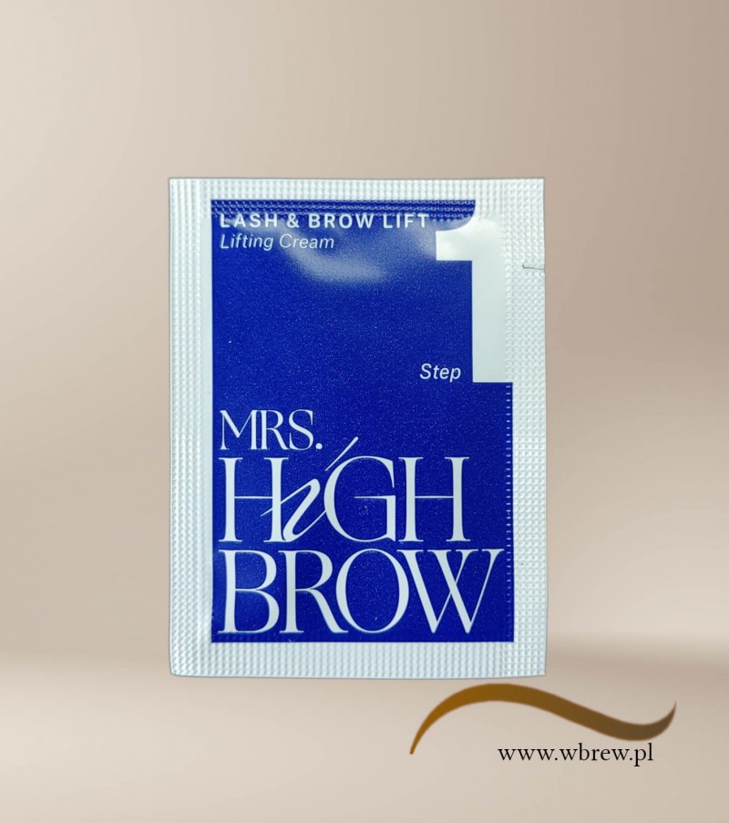 Lash&Brow Lift - krem liftingujący - krok 1