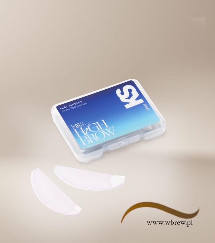 Mrs.Highbrow - Korean Lifting Shields - płaskie silikonowe wałki