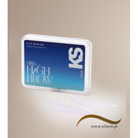 Mrs.Highbrow - Korean Lifting Shields - płaskie silikonowe wałki