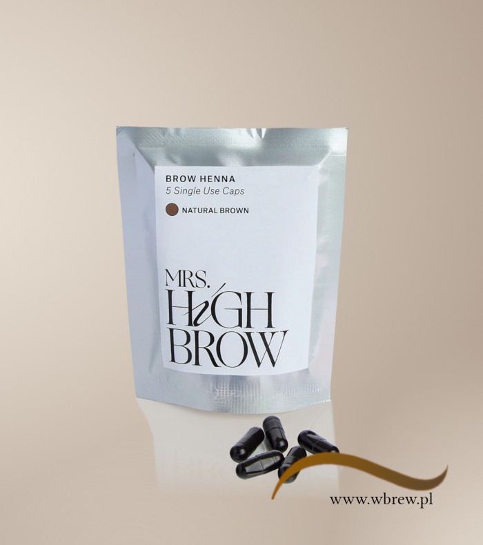 Henna Mrs.Highbrow Natural Brown - kapsułki