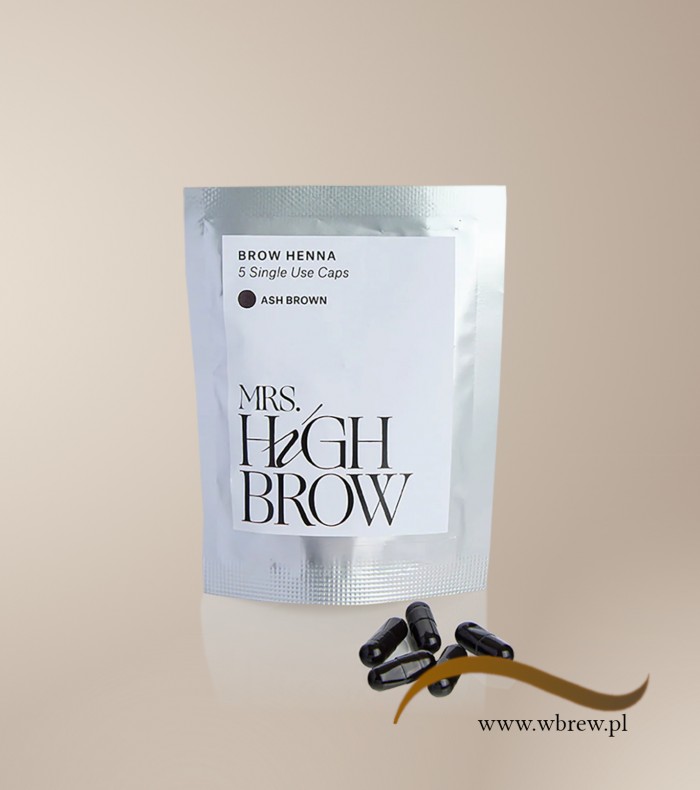 Henna Mrs.Highbrow Ash Brown - kapsułki